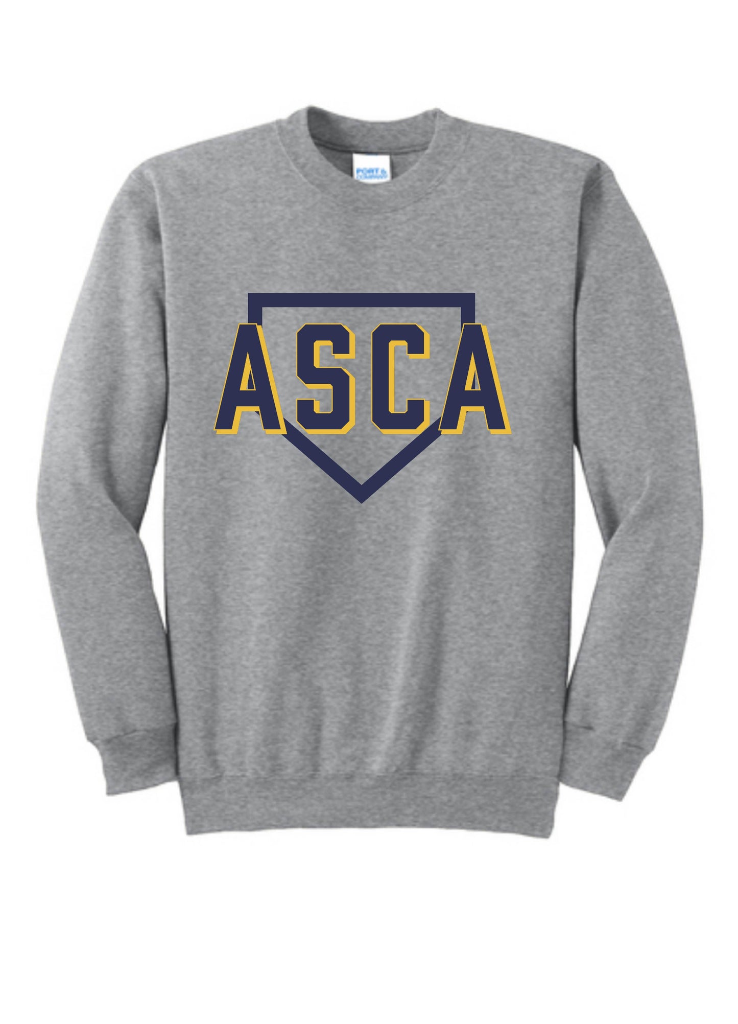 ASCA - home plate - CREWNECK (MULTIPLE OPTIONS)