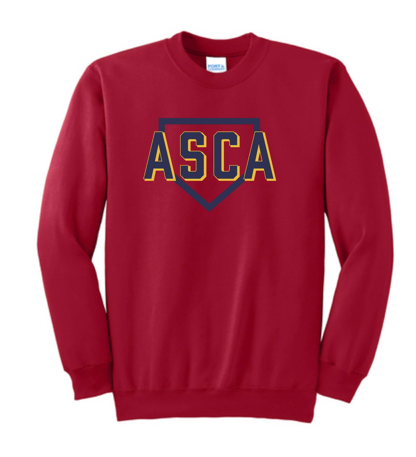 ASCA - home plate - CREWNECK (MULTIPLE OPTIONS)
