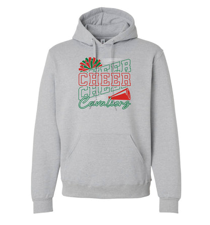 CHEER CHEER CHEER CAVALIERS -  HOODIES (MULTIPLES OPTIONS)
