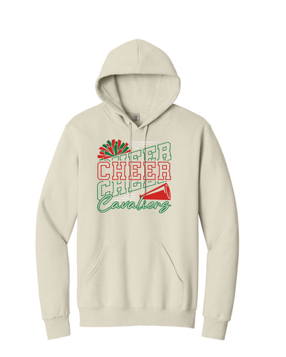CHEER CHEER CHEER CAVALIERS -  HOODIES (MULTIPLES OPTIONS)