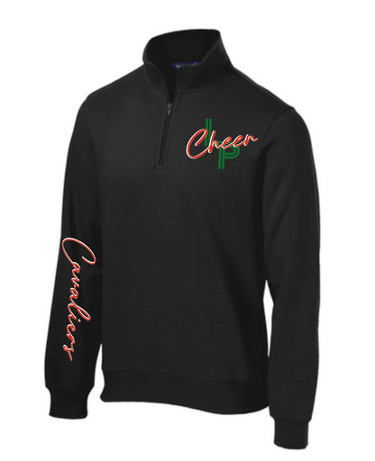 LP CHEER - UNISEX -  F/B DESIGN 1/4 ZIP (MULTIPLE STYLES)