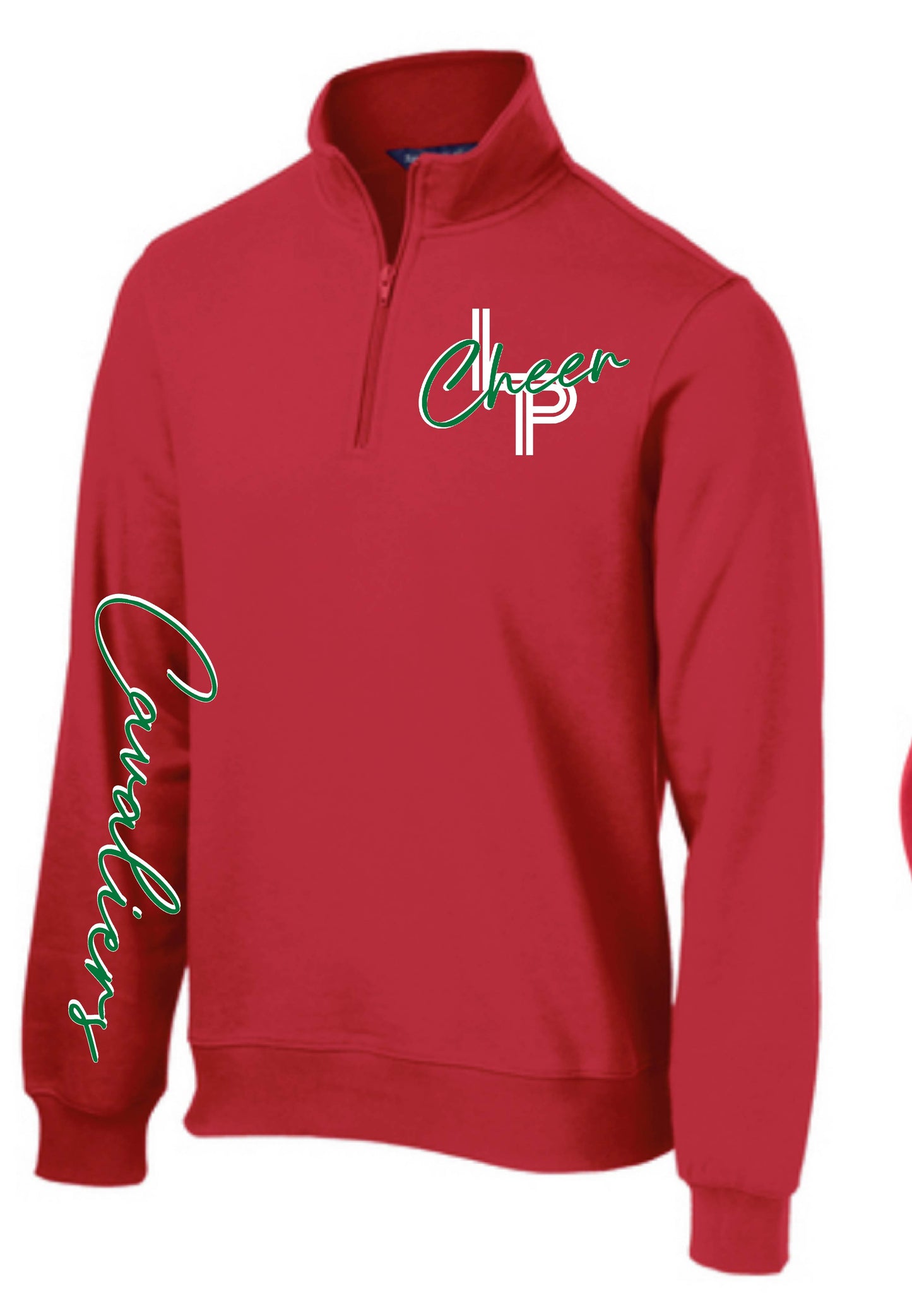 LP CHEER - UNISEX -  F/B DESIGN 1/4 ZIP (MULTIPLE STYLES)