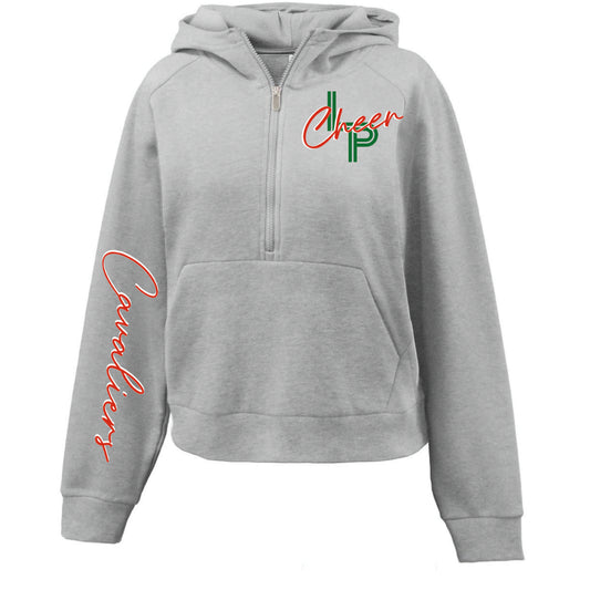 WOMENS LP CHEER  F/B DESIGN 1/4 ZIP (MULTIPLE OPTIONS)