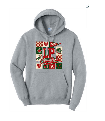 LP CHEER SQUARE COLLAGE -    HOODIES (MULTIPLES OPTIONS)