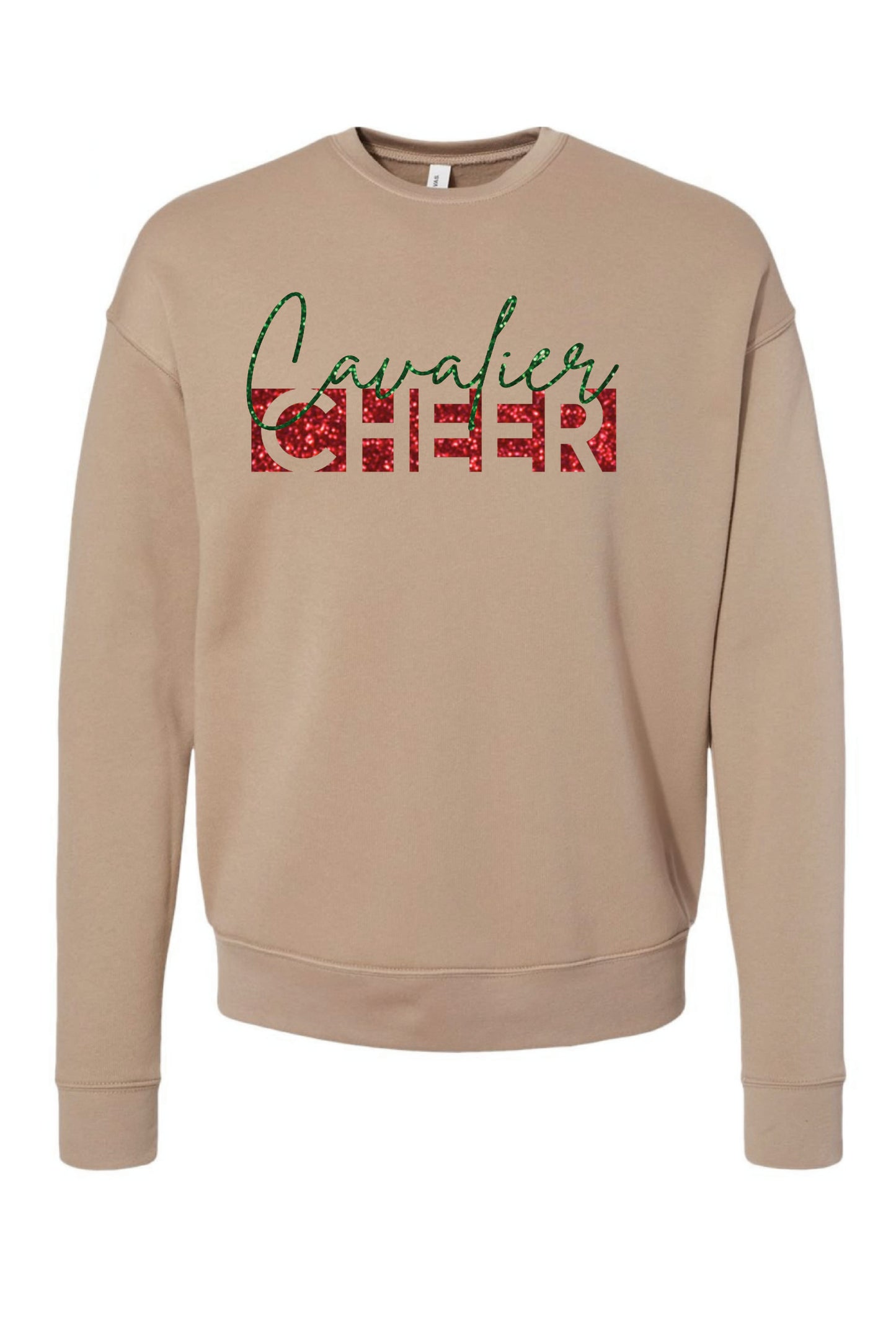 *GLITTER* CAVALIER CHEER CREWNECKS & HOODIES