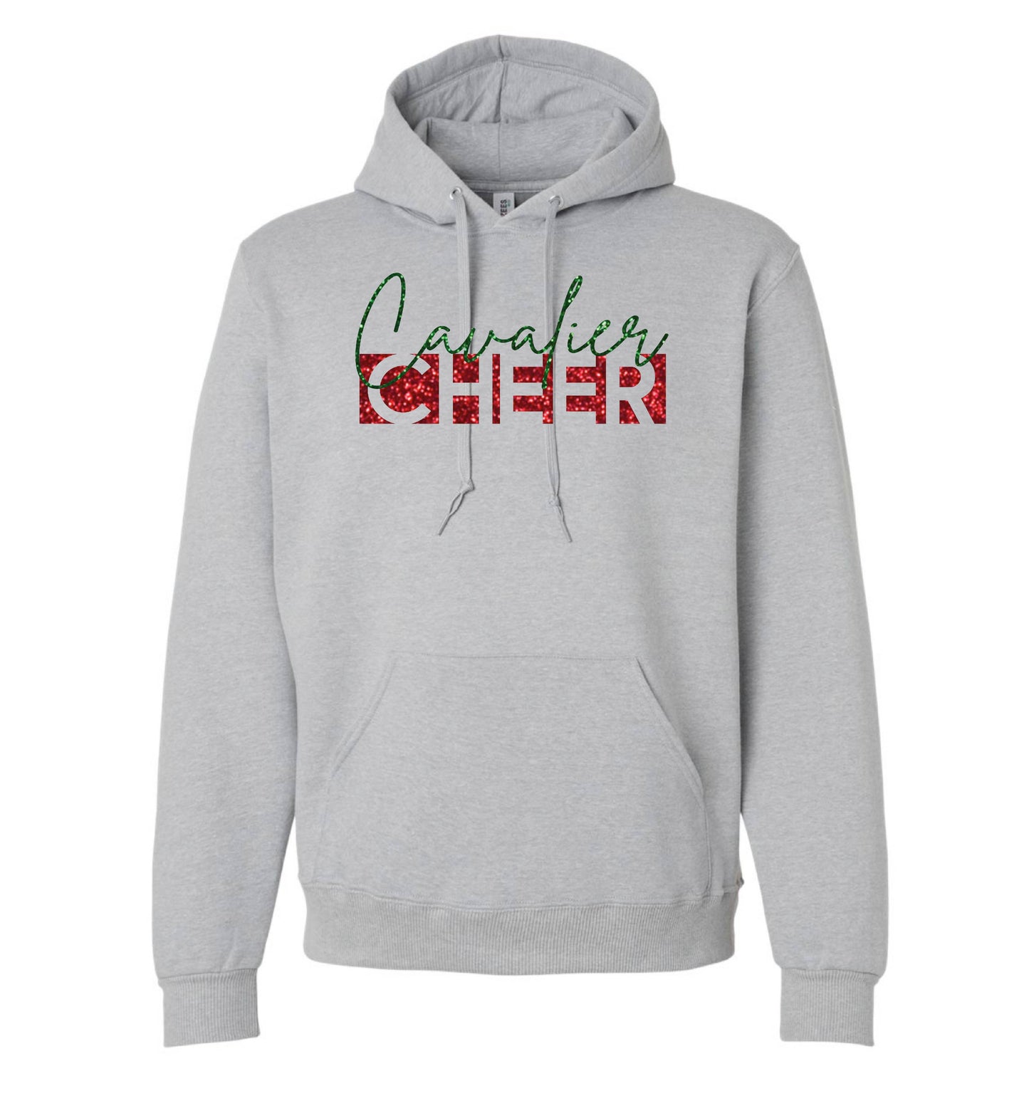*GLITTER* CAVALIER CHEER CREWNECKS & HOODIES