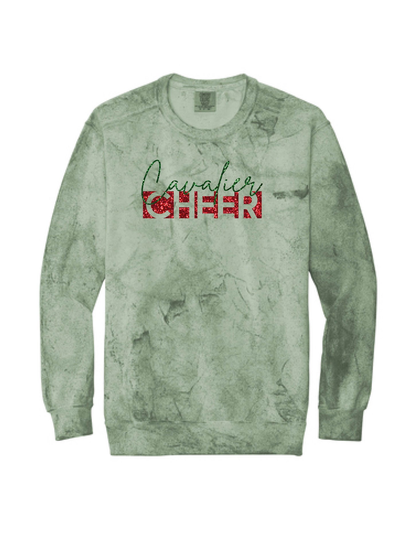 *GLITTER* CAVALIER CHEER CREWNECKS & HOODIES
