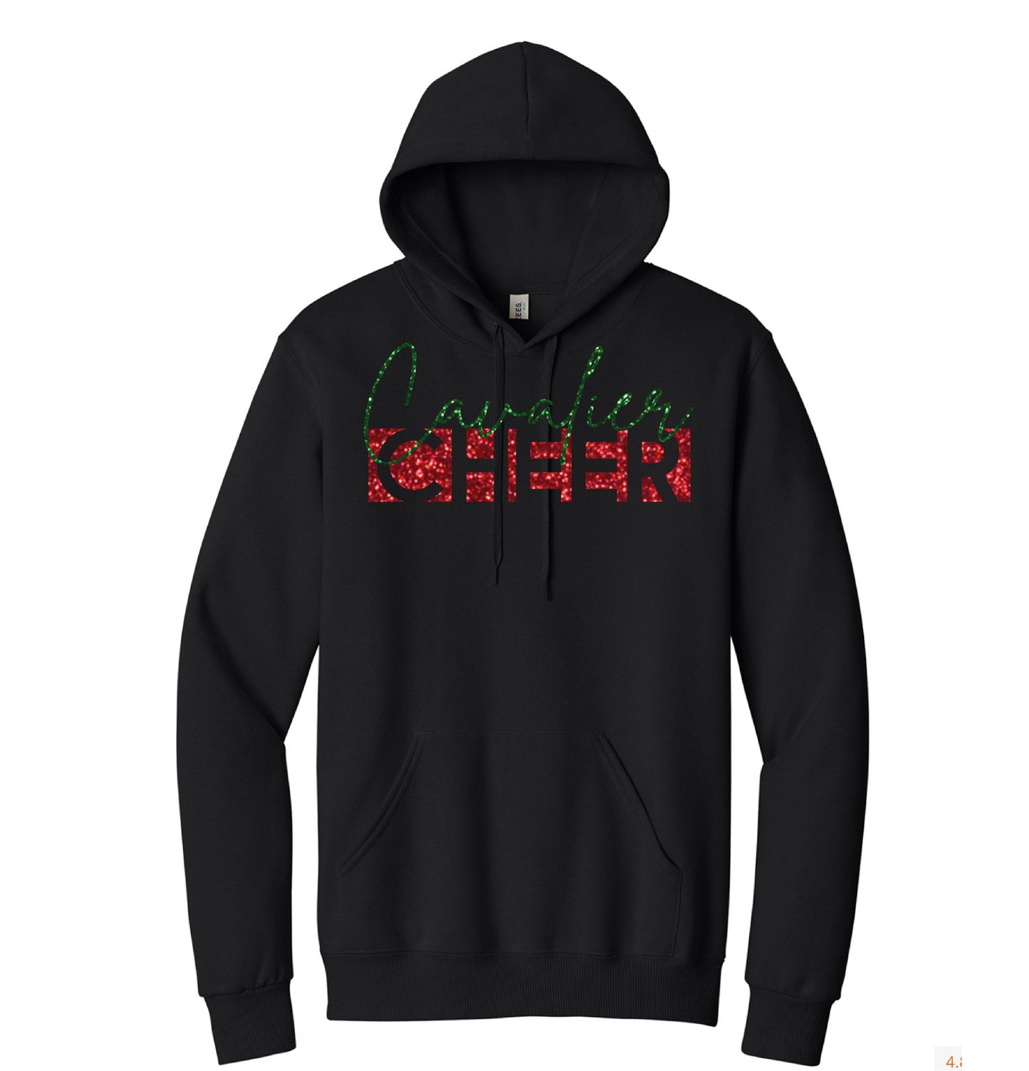 *GLITTER* CAVALIER CHEER CREWNECKS & HOODIES