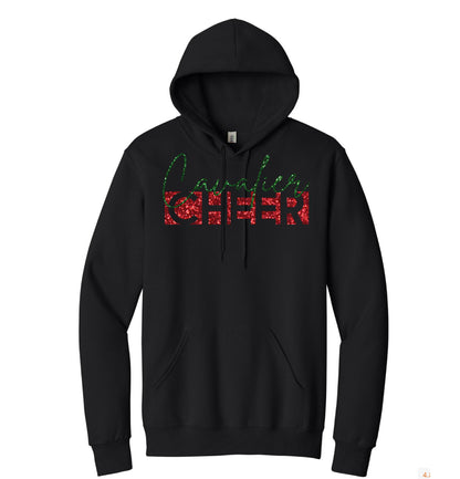*GLITTER* CAVALIER CHEER CREWNECKS & HOODIES
