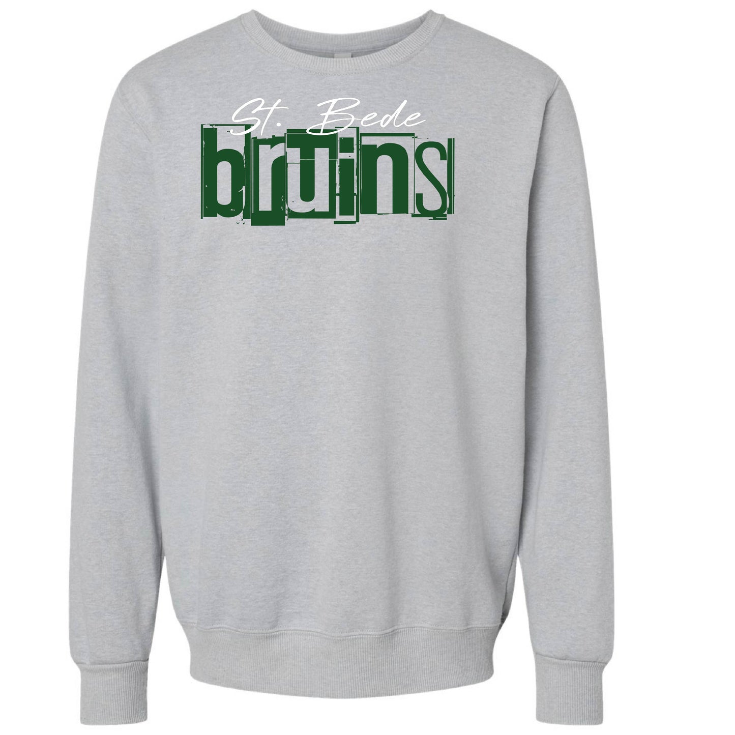 BRUINS BLOCK GRUNGE - CREWNECK (MULTIPLE OPTIONS)