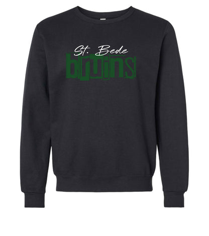 BRUINS BLOCK GRUNGE - CREWNECK (MULTIPLE OPTIONS)