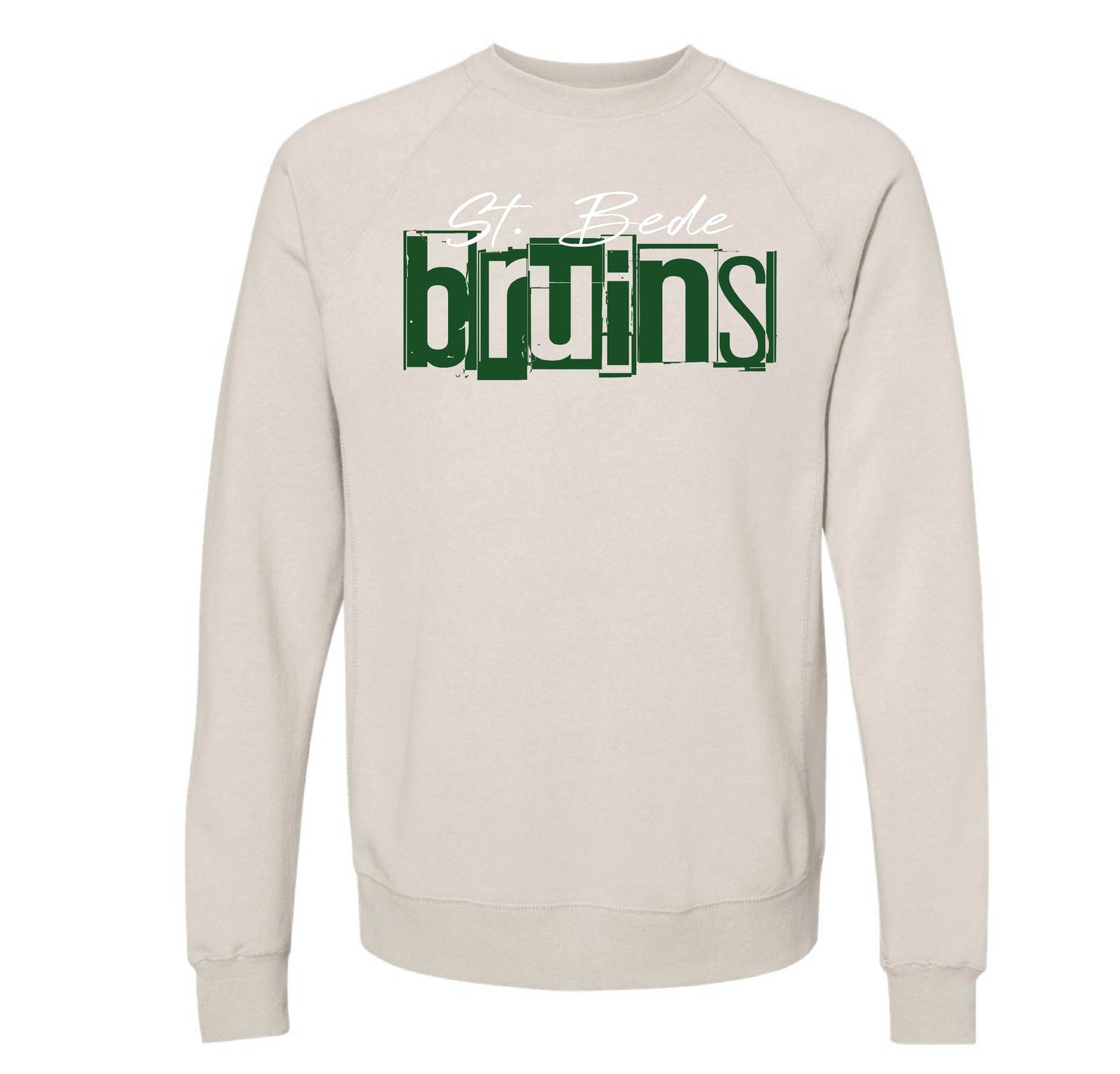 BRUINS BLOCK GRUNGE - CREWNECK (MULTIPLE OPTIONS)
