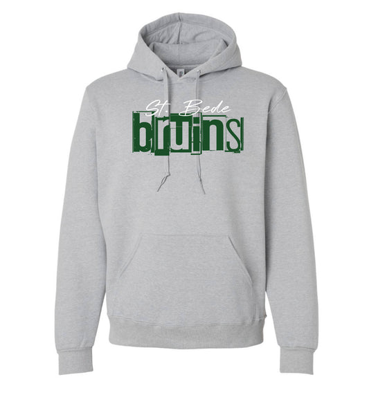 BRUINS BLOCK GRUNGE- HOODIES (MULTIPLE OPTIONS)