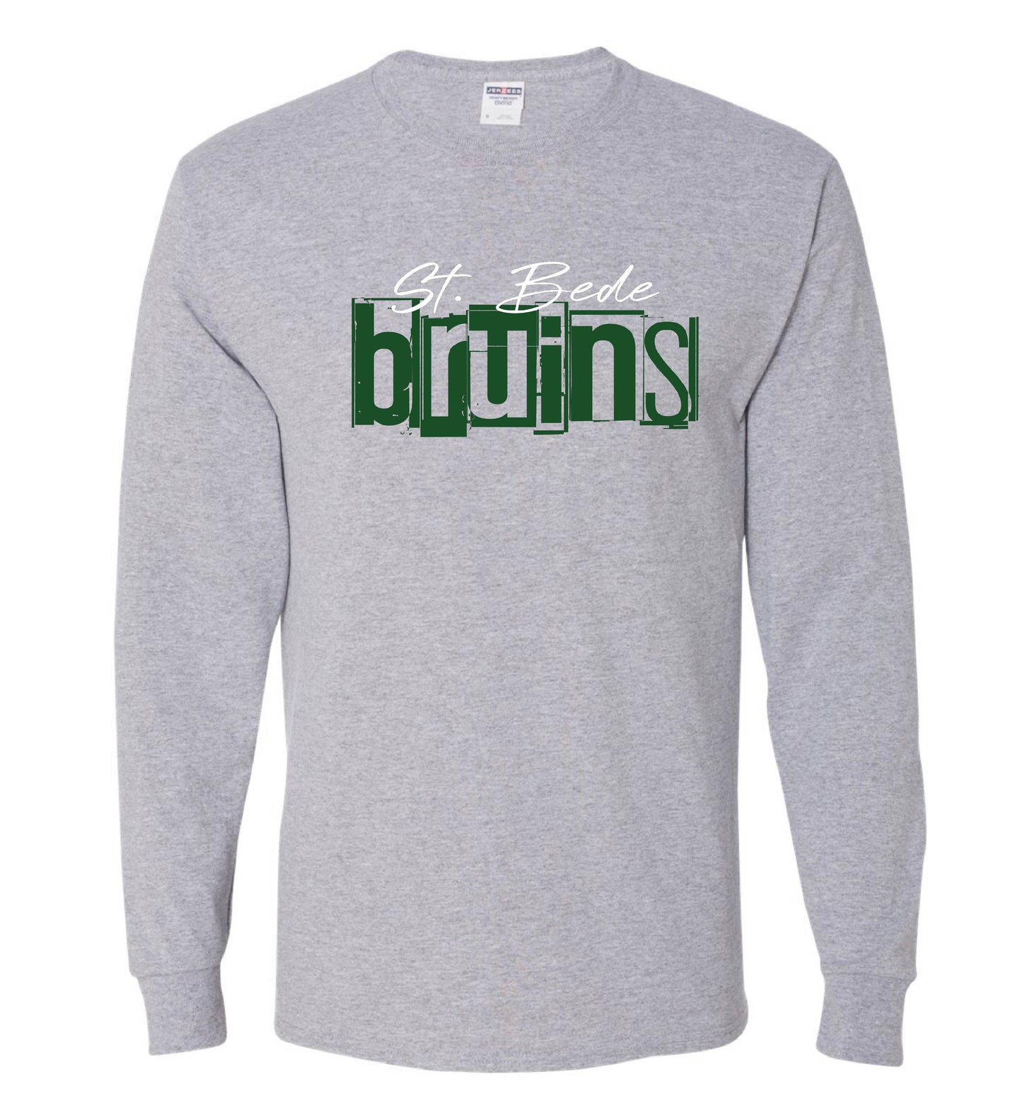 BRUINS BLOCK GRUNGE  -  T SHIRTS  (MULTIPLE OPTIONS)