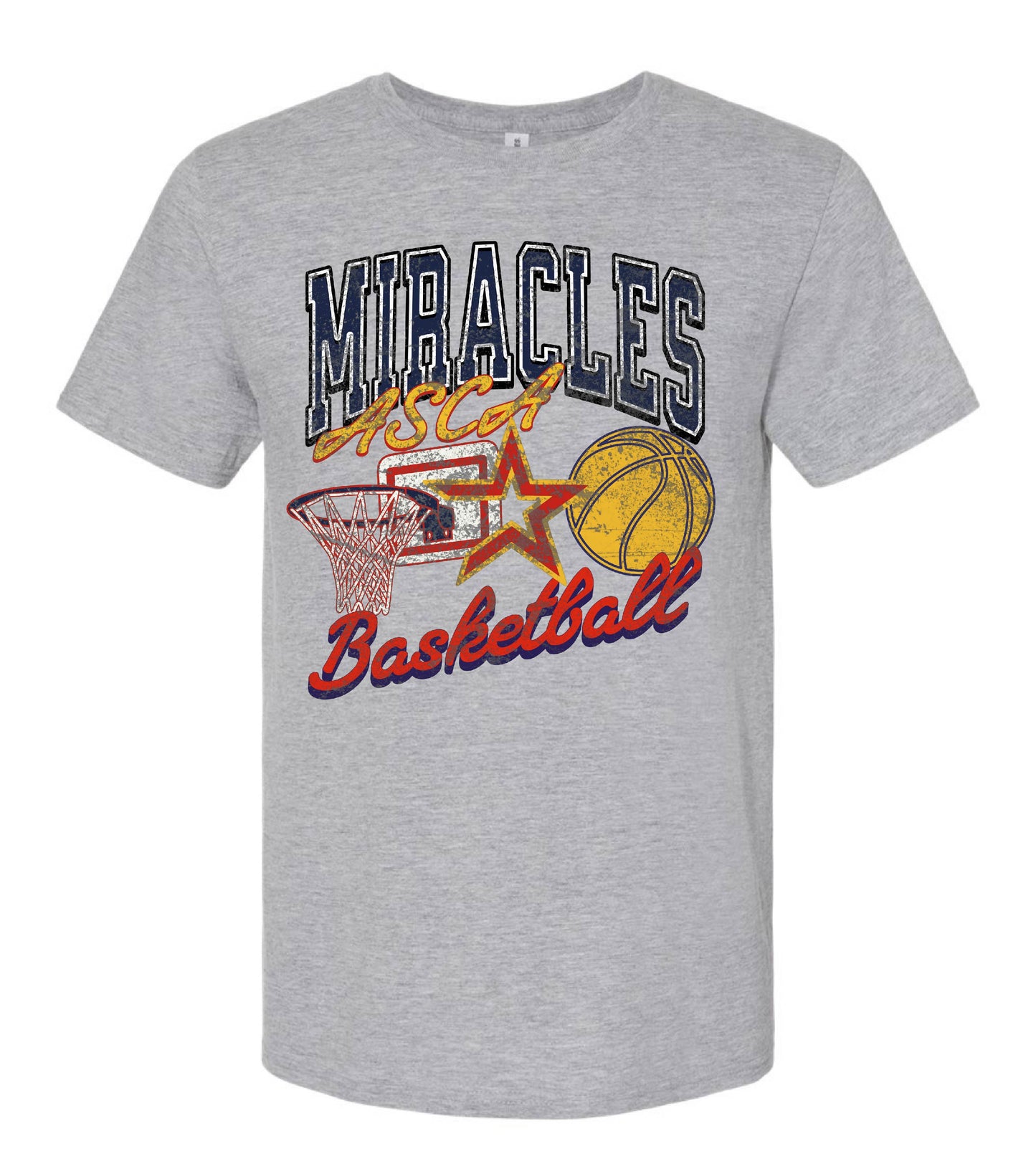 ASCA BASKETBALL FULL DESIGN - TSHIRT / LONG SLEEVE  (MULTIPLE OPTIONS)