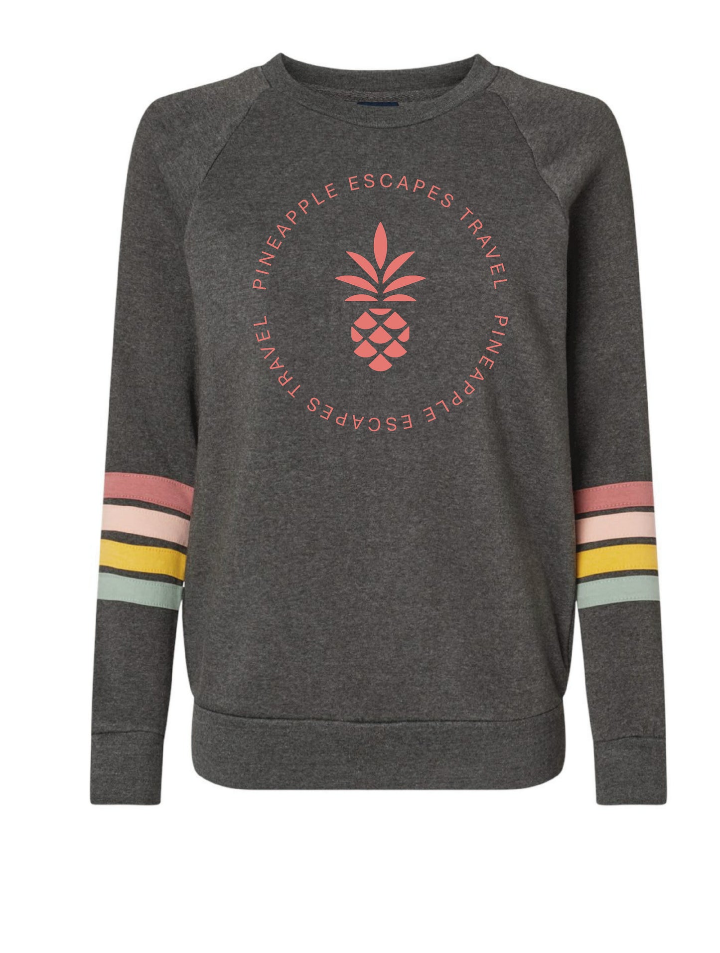 WOMEN’S MV STRIPE CREWNECK SWEATSHIRT