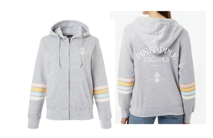 WOMEN’S MV STRIPE full zip SWEATSHIRT