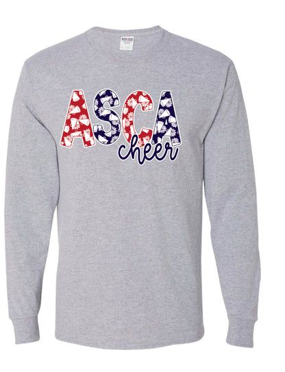 ASCA CHEER - TSHIRT / LONG SLEEVE  (MULTIPLE OPTIONS)