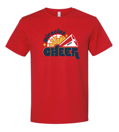 MIRACLES CHEER POM - TSHIRT / LONG SLEEVE  (MULTIPLE OPTIONS)