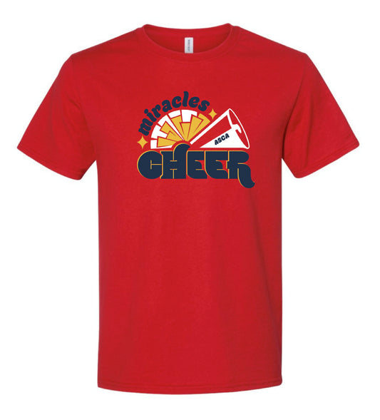 MIRACLES CHEER POM - TSHIRT / LONG SLEEVE  (MULTIPLE OPTIONS)