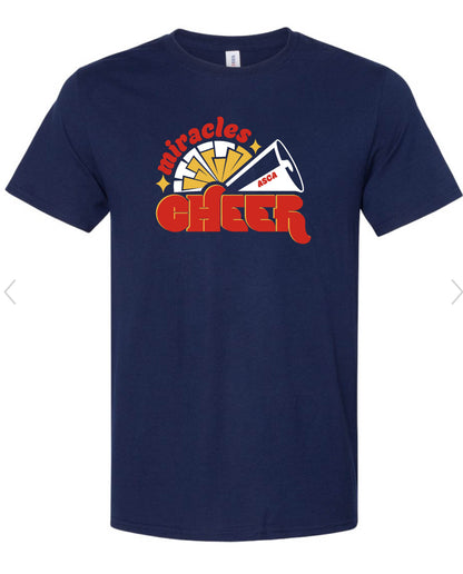 MIRACLES CHEER POM - TSHIRT / LONG SLEEVE  (MULTIPLE OPTIONS)