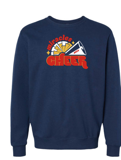MIRACLES CHEER POM - CREWNECK (MULTIPLE OPTIONS)