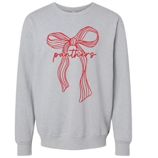 PANTHERS STRIPE BOW TOPS (VARIOUS STYLES)