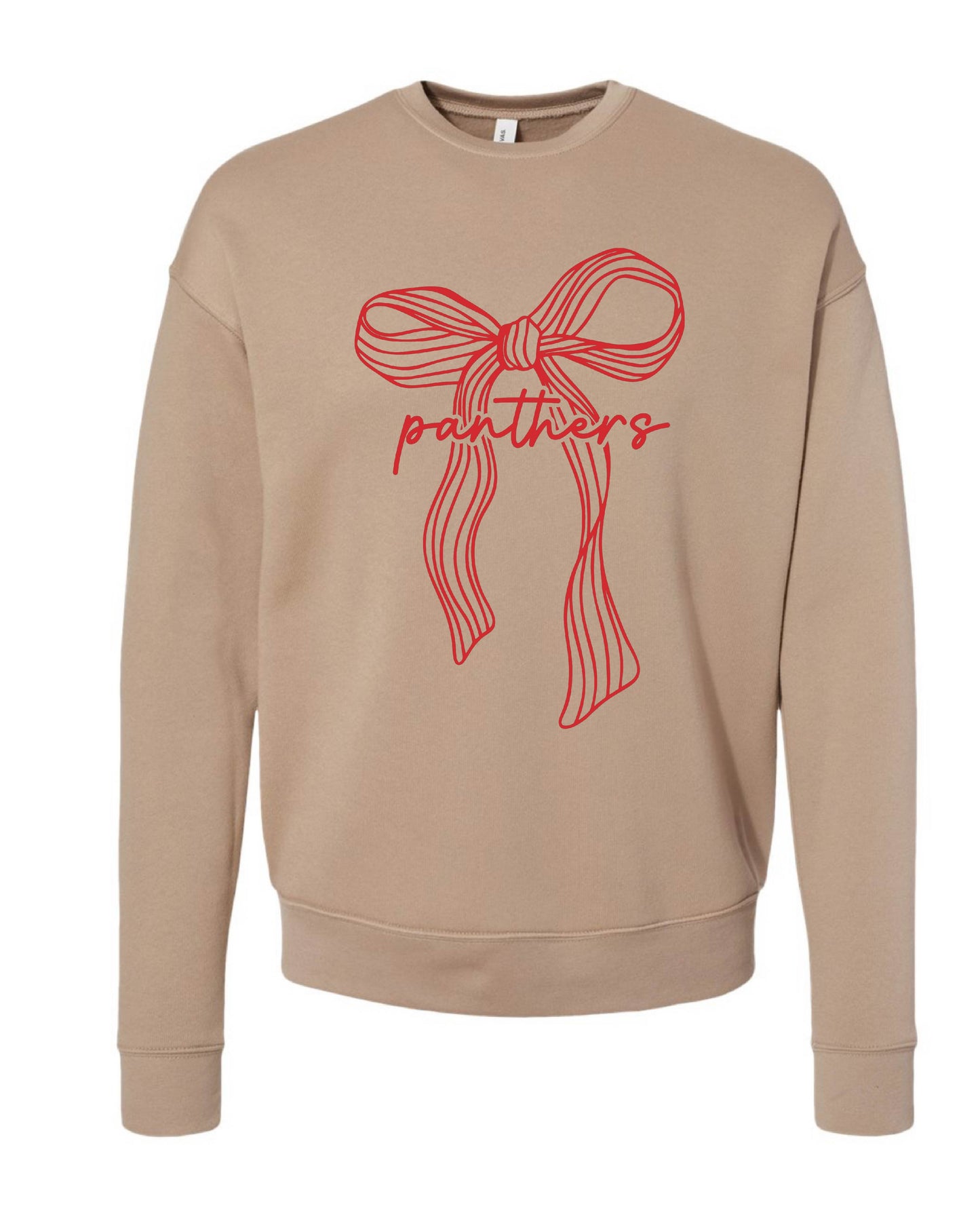 PANTHERS STRIPE BOW TOPS (VARIOUS STYLES)