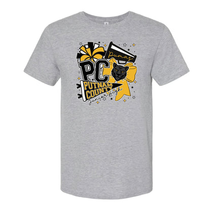 PUMAS COLLAGE GREY T SHIRT