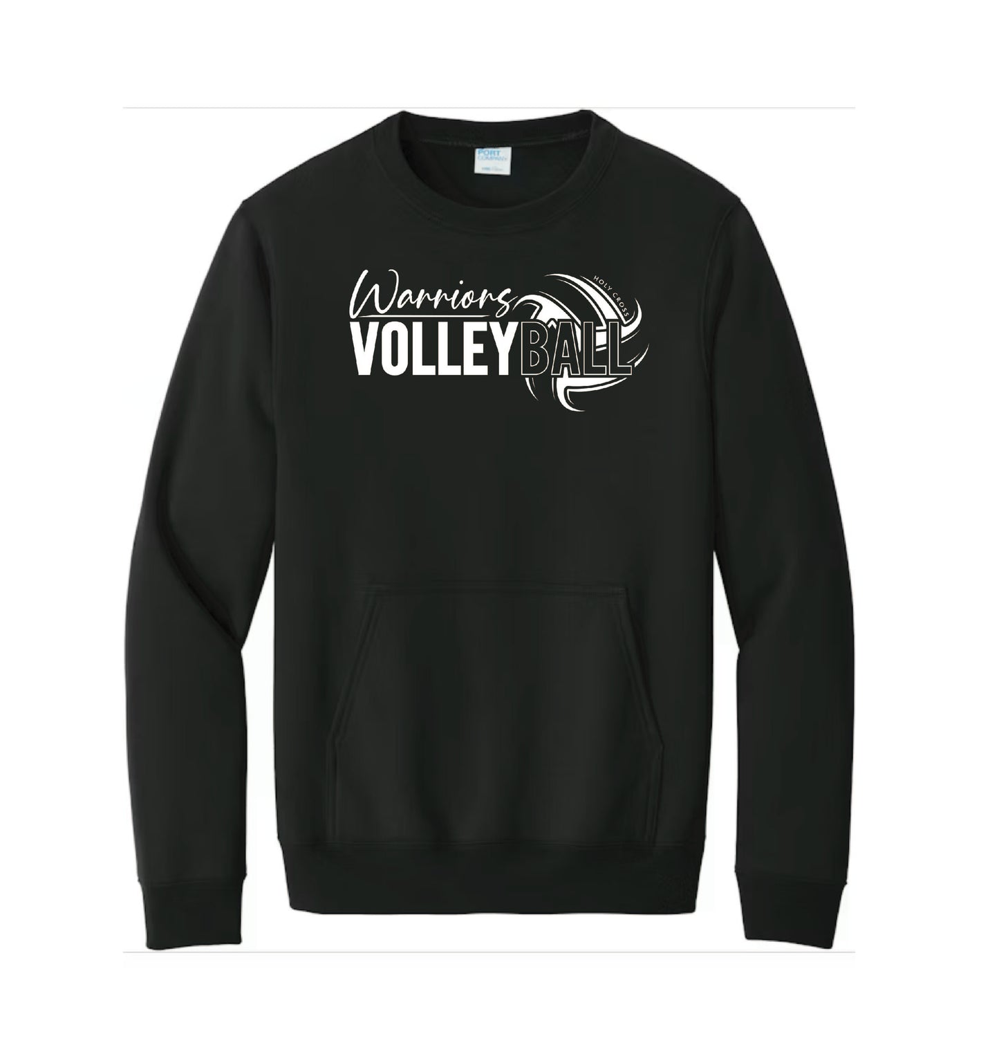 HOLY CROSS VOLLEYBALL - WARRIORS FLEECE (CREW/HOODIES) (VARIOUS STYLES)