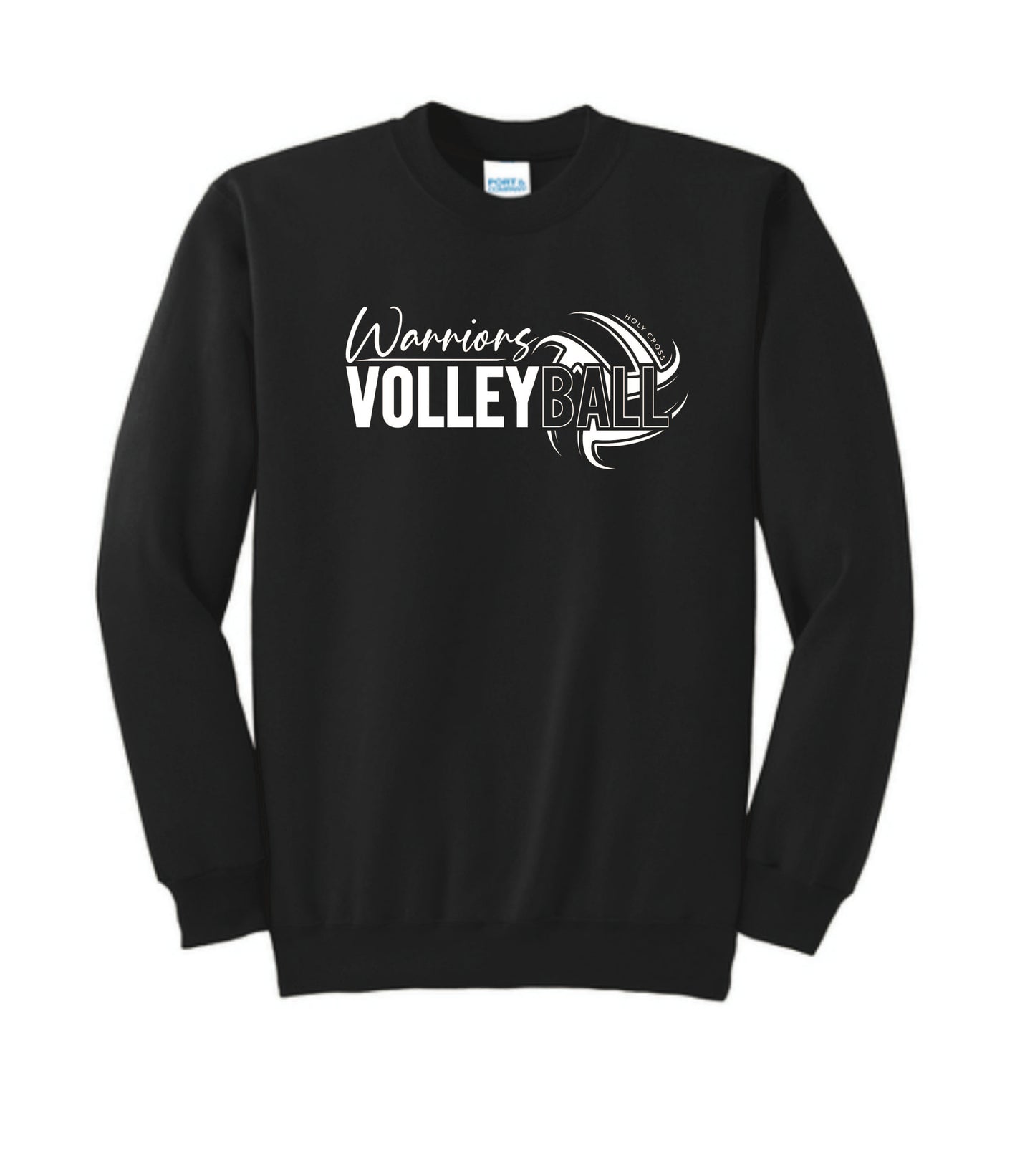HOLY CROSS VOLLEYBALL - WARRIORS FLEECE (CREW/HOODIES) (VARIOUS STYLES)