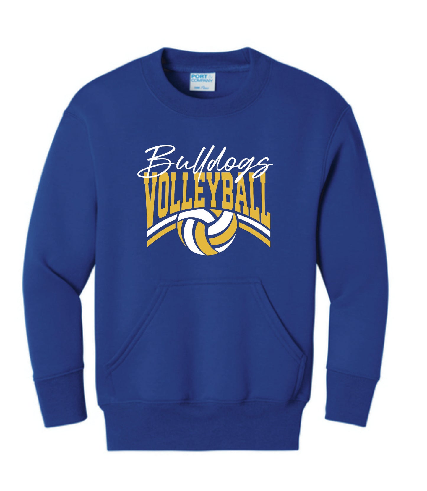 BULLDOGS VB STRIPE — CREWNECK (25/26)