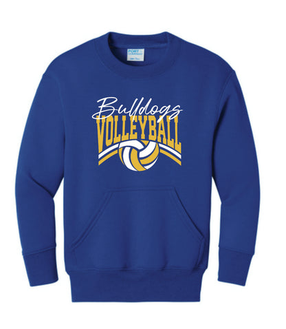 BULLDOGS VB STRIPE — CREWNECK (25/26)