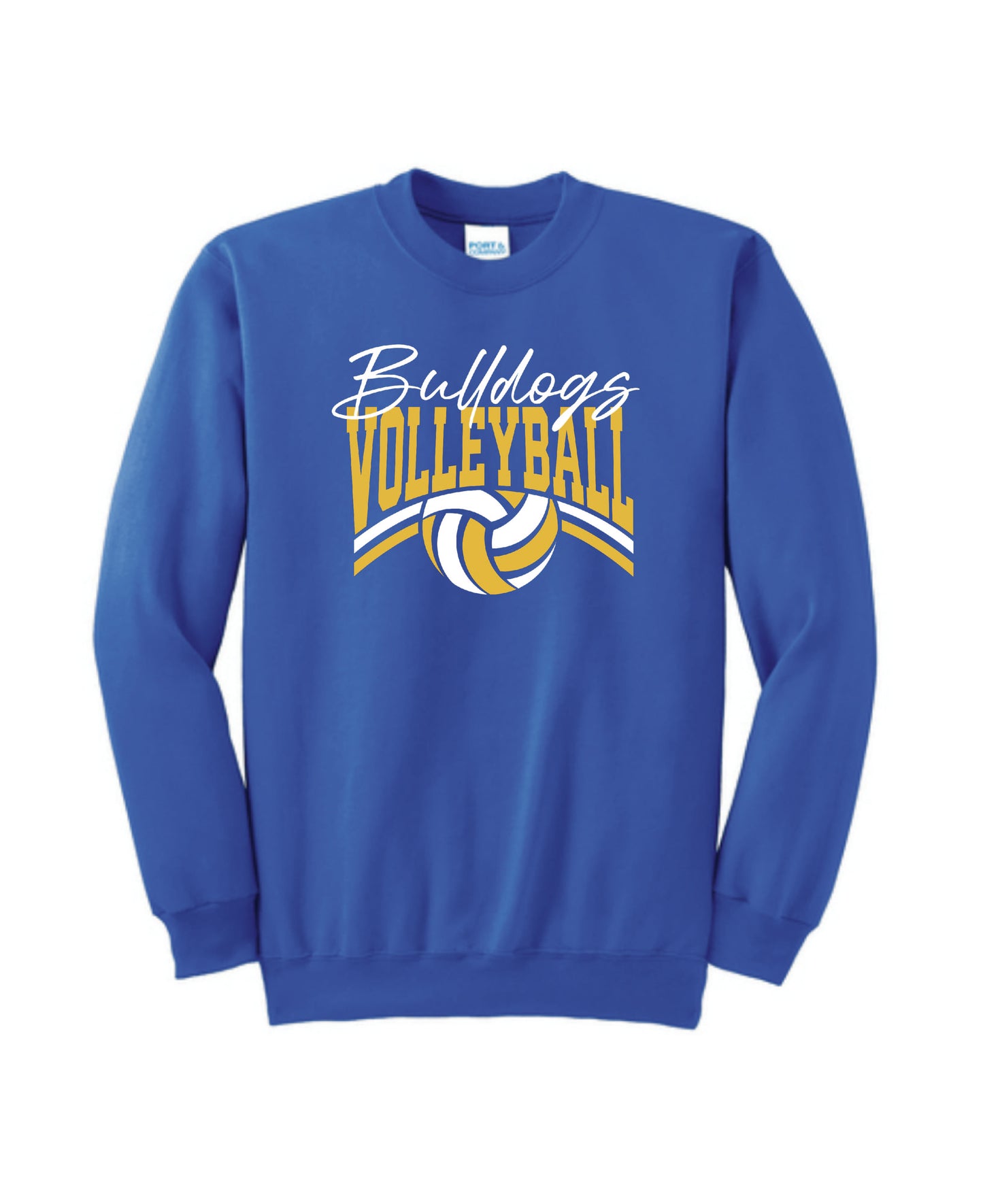 BULLDOGS VB STRIPE — CREWNECK (25/26)