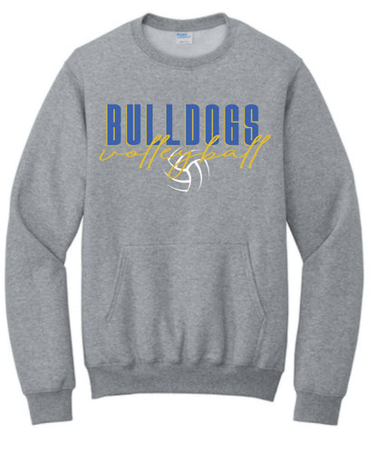 BULLDOGS VOLLEYBALL CREWNECK SWEATSHIRTS  (25/26)