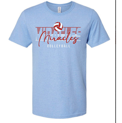 MIRACLES volleyball - TSHIRT / LONG SLEEVE  (MULTIPLE OPTIONS)