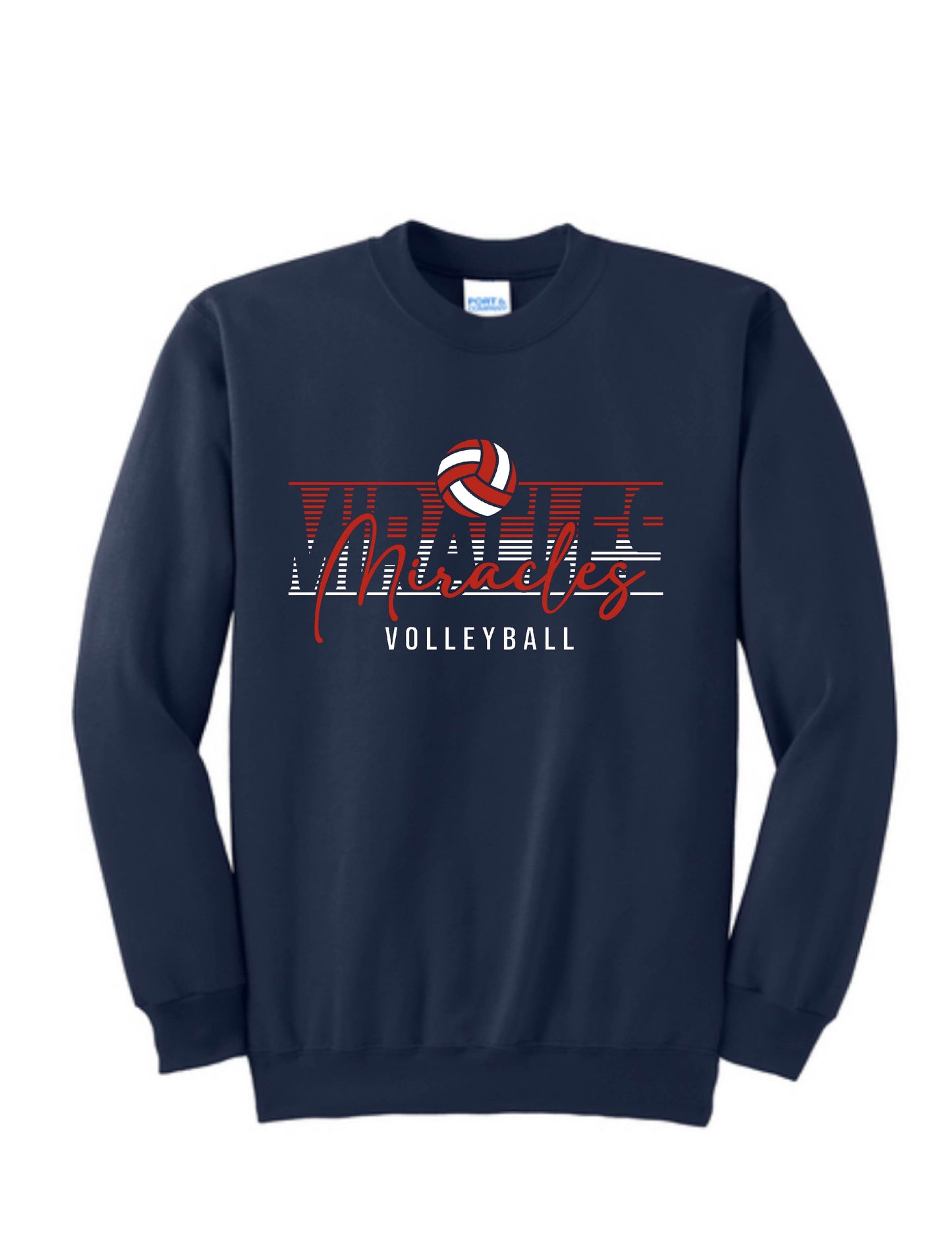 MIRACLES volleyball - CREWNECK (MULTIPLE OPTIONS)