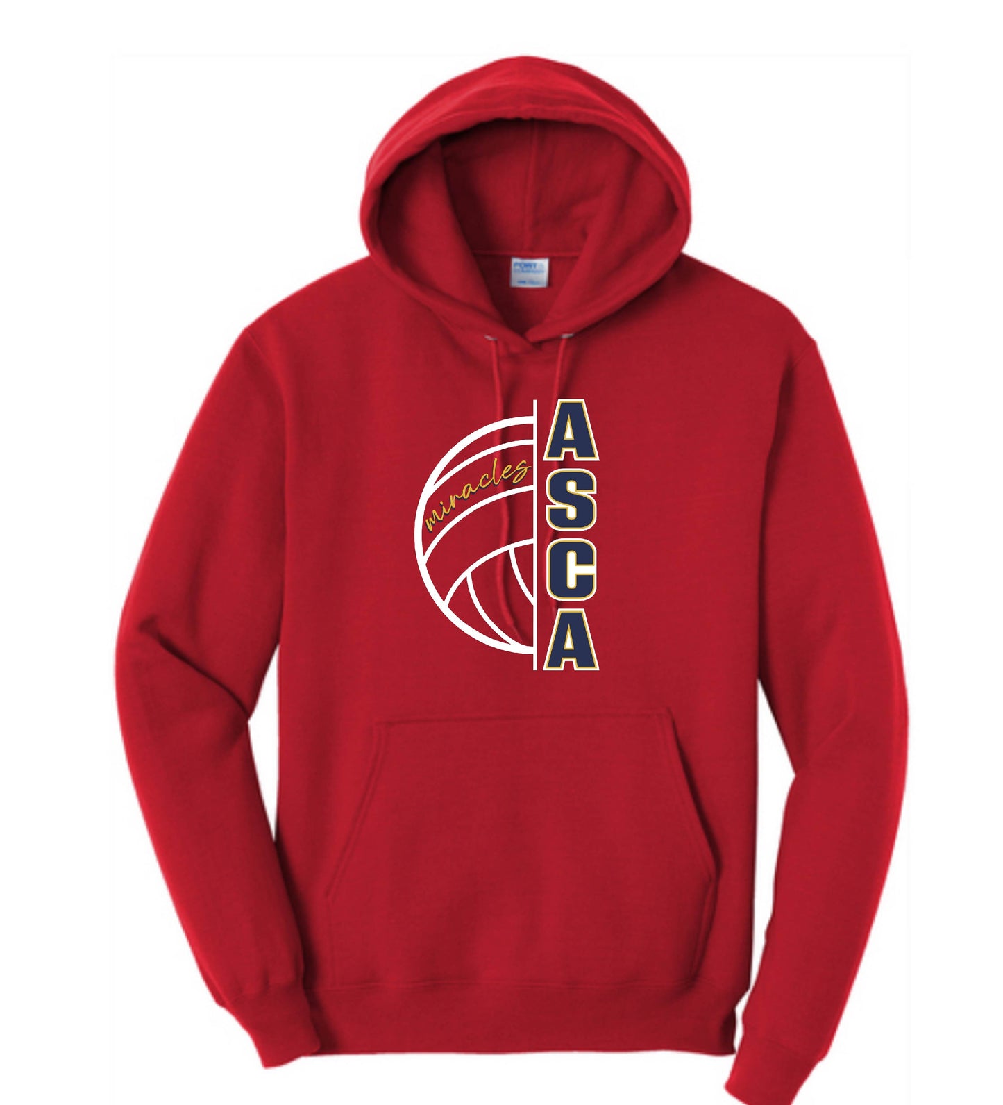ASCA  VOLLEYBALL -ball - FLEECE (CREW/HOODIES) (VARIOUS STYLES)