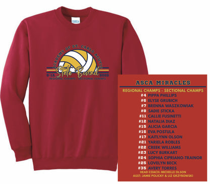 STATE BOUND - ASCA 8TH GRADE GIRLS VBALL SHIRTS (VARIOUS STYLES)