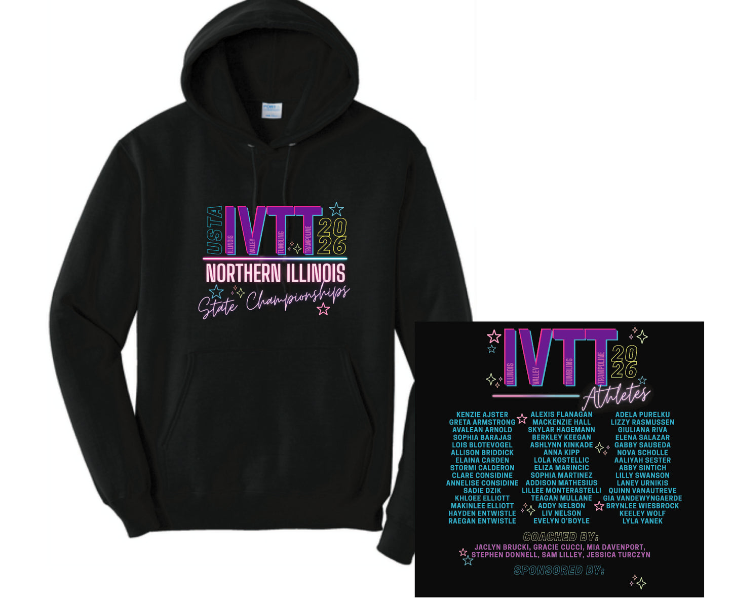 IVTT - State Shirts ( t’s, crews, hoodies, drifit ts, drifit hoodies, womens)