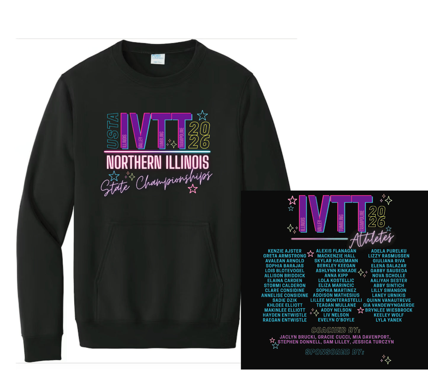 IVTT - State Shirts ( t’s, crews, hoodies, drifit ts, drifit hoodies, womens)