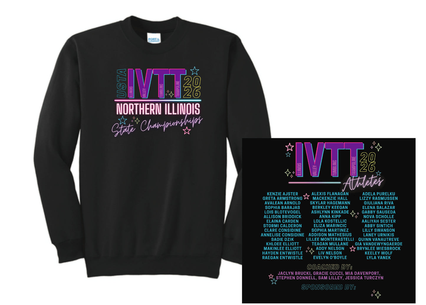 IVTT - State Shirts ( t’s, crews, hoodies, drifit ts, drifit hoodies, womens)