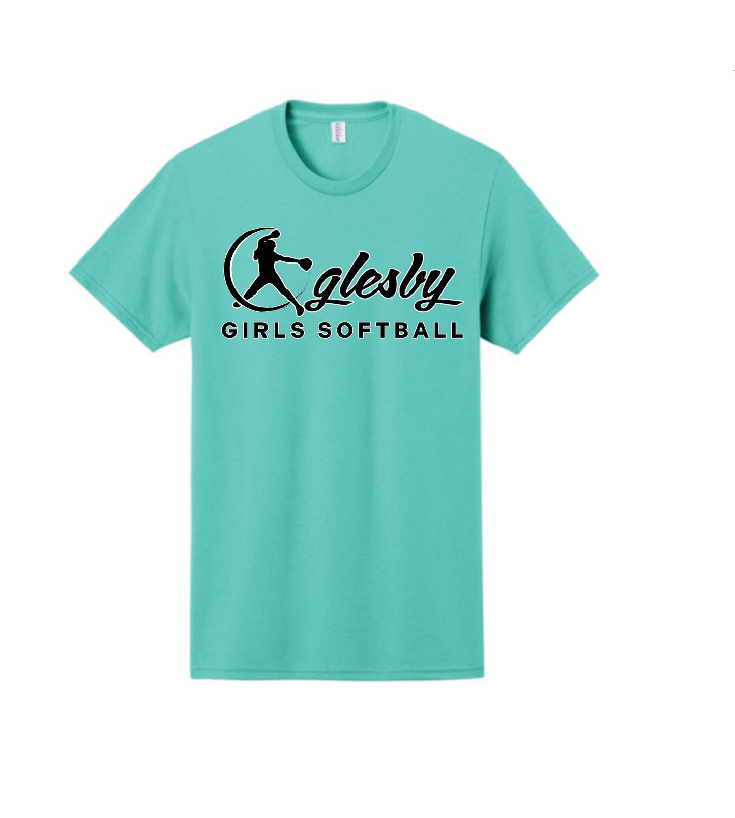 OGLESBY SOFTBALL LOGO TEAM COLOR SOLID COTTON TSHIRTS