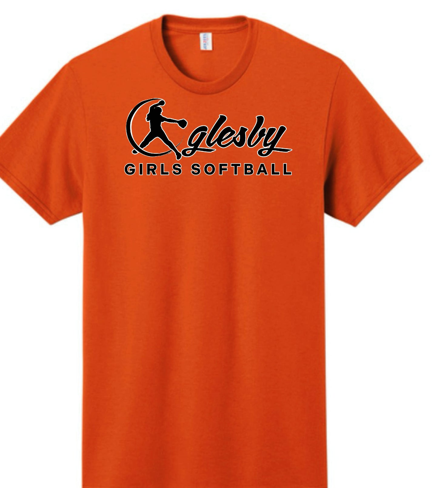 OGLESBY SOFTBALL LOGO TEAM COLOR SOLID COTTON TSHIRTS