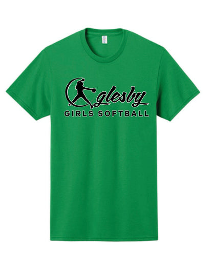 OGLESBY SOFTBALL LOGO TEAM COLOR SOLID COTTON TSHIRTS