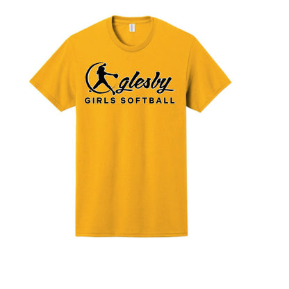 OGLESBY SOFTBALL LOGO TEAM COLOR SOLID COTTON TSHIRTS