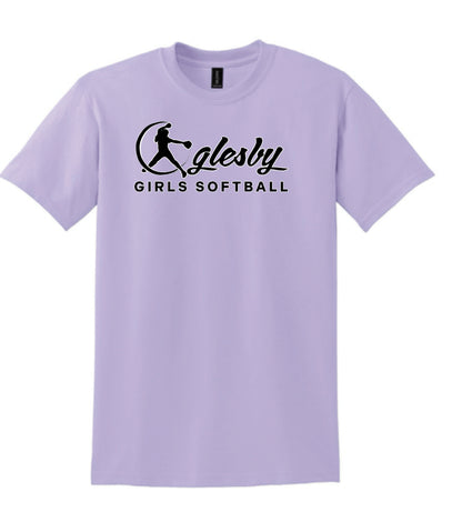 OGLESBY SOFTBALL LOGO TEAM COLOR SOLID COTTON TSHIRTS