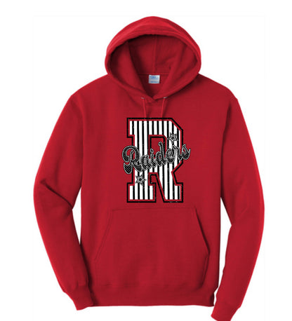 RAIDERS CHEER ‘R’ - CREWNECKS & HOODIES