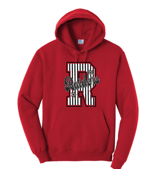 RAIDERS CHEER ‘R’ - CREWNECKS & HOODIES