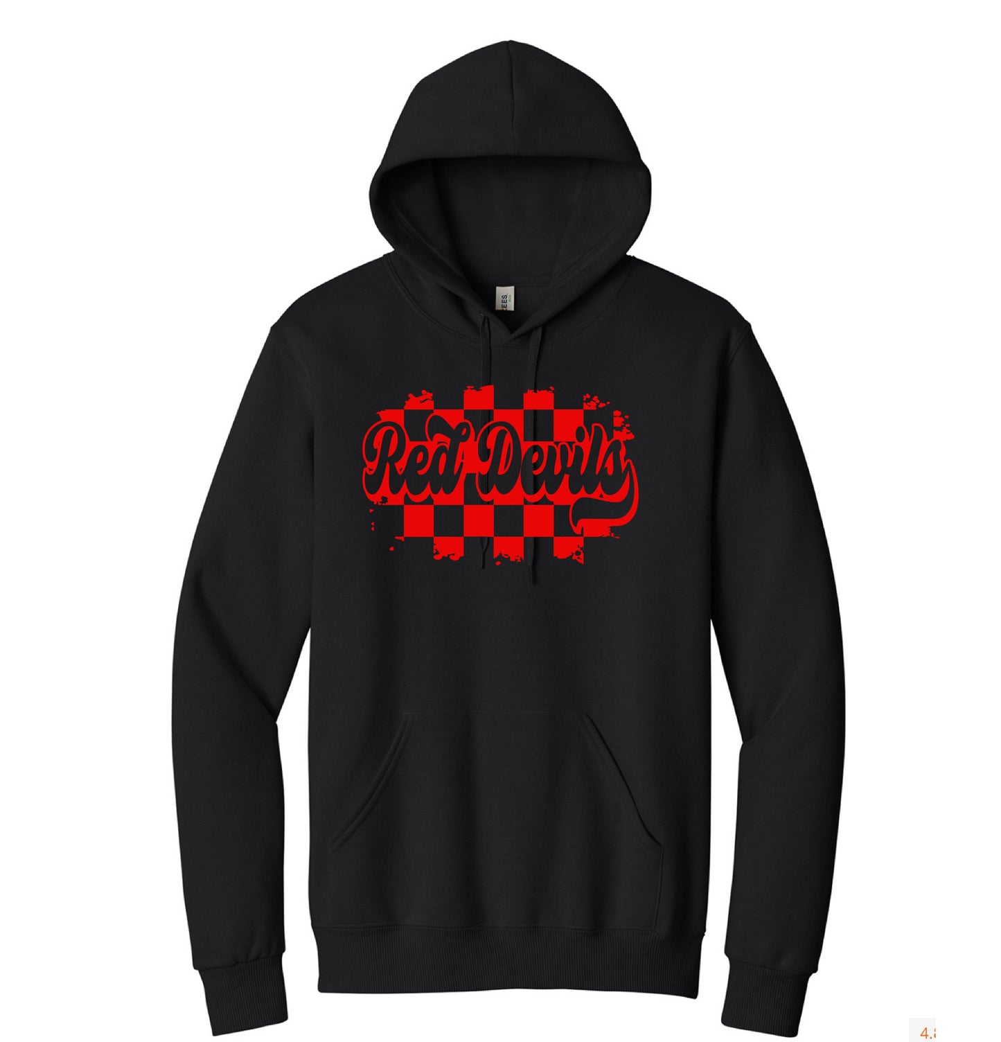 RED DEVILS CHECKERED HOODIES/ CREWNECKS